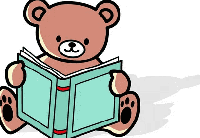 爱读书的小熊