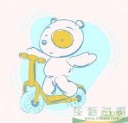 小熊骑车
